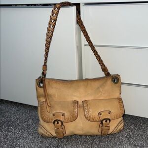 Light Brown Coach Poppy Whipstitch 19013